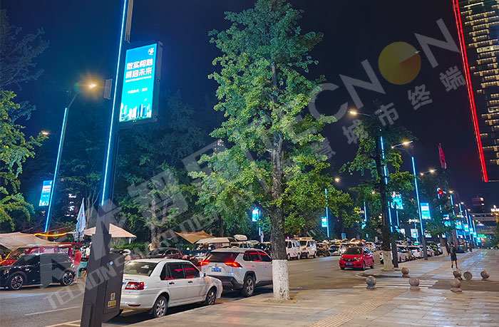 lamp pole screens