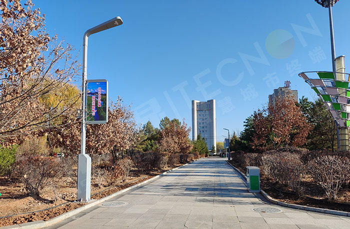 Smart lamp poles